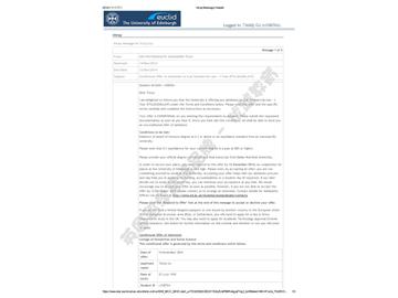 恭喜陳同學獲得愛丁堡大學商法碩士通知書